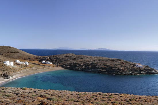 Driving to our location in Kythnos Driving to our location in Kythnos